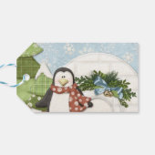 クリスマスペンギン ギフトタグ (裏面横)