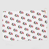 クリスマスペンギン ゴルフタオル (横)