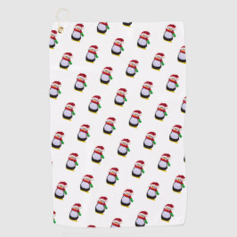 クリスマスペンギン ゴルフタオル