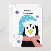 クリスマスペンギン シーズンポストカード (正面/裏面)