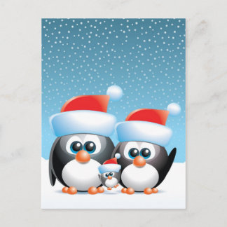 クリスマスペンギン シーズンポストカード