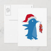 クリスマスペンギン シーズンポストカード (正面/裏面)