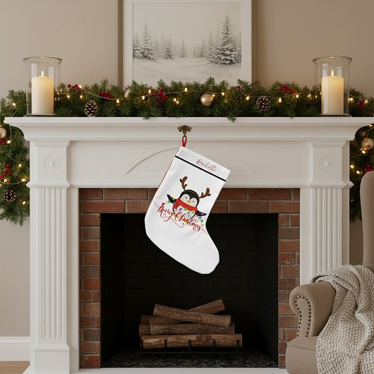 クリスマスペンギン スモールクリスマスストッキング