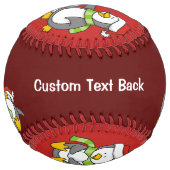 クリスマスペンギン ソフトボール (裏面)