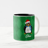 クリスマスペンギン ツートーンマグカップ (正面右)