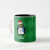 クリスマスペンギン ツートーンマグカップ (正面左)