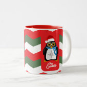 クリスマスペンギン ツートーンマグカップ (正面右)
