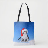 クリスマスペンギン トートバッグ (正面)