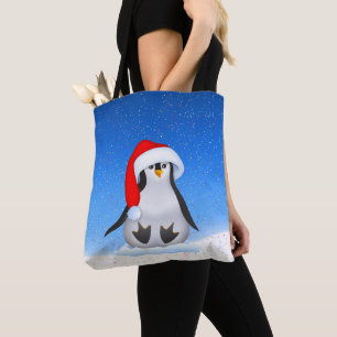 クリスマスペンギン トートバッグ