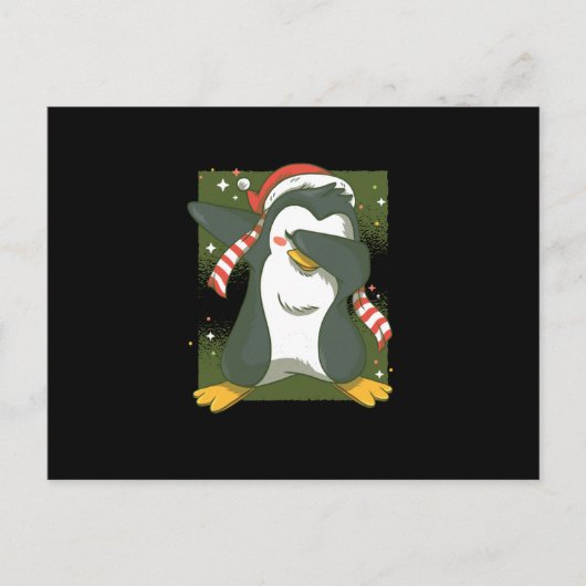 クリスマスペンギン ポストカード (正面)