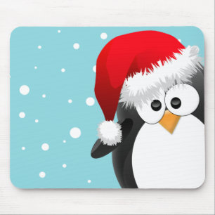クリスマスペンギン マウスパッド