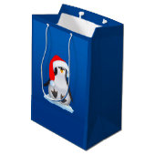 クリスマスペンギン ミディアムペーパーバッグ (裏面アングル)