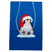 クリスマスペンギン ミディアムペーパーバッグ (裏面)
