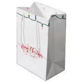 クリスマスペンギン ミディアムペーパーバッグ (裏面アングル)