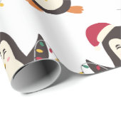 クリスマスペンギン ラッピングペーパー (ロールコーナー)