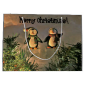 クリスマスペンギン ラージペーパーバッグ (裏面)