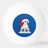 クリスマスペンギン 卓球ボール (正面)