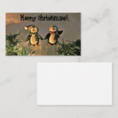 クリスマスペンギン 名刺 (正面/裏面)