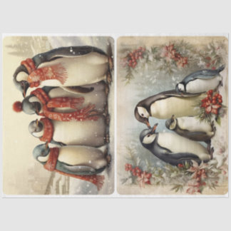 クリスマスペンギン 薄葉紙