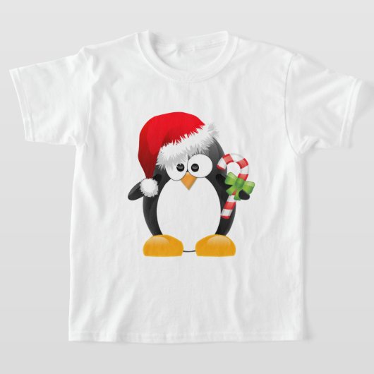クリスマスペンギン Tシャツ (レイダウン)