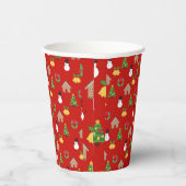クリスマスペーパーカップパターン 紙コップ (右)
