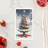クリスマスペーパーナプキン (インサイチュ)