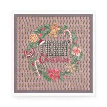 クリスマスペーパーナプキン