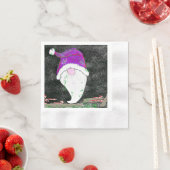 クリスマスペーパーナプキン 縁ありカクテルナプキン (インサイチュ)