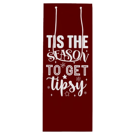 クリスマスホステルギフト ワインギフトバッグ (正面)