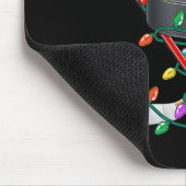 クリスマスホッケークリスマスサンタスポーツハットボールキッズB マウスパッド (コーナー)