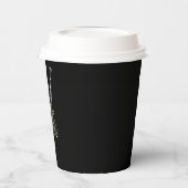 クリスマスホッケースポーツボールサンタハットクリスマス 紙コップ (左)