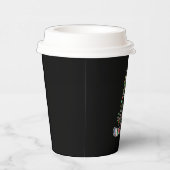 クリスマスホッケースポーツボールサンタハットクリスマス 紙コップ (右)