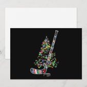 クリスマスホッケースポーツボールサンタ帽 クリスマス (正面/裏面)