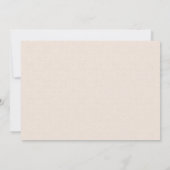 クリスマスホットココアとクッキーの水色 招待状 (裏面)