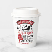 クリスマスホットココアアップルサイダーパーティー 紙コップ (正面)