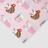 クリスマスホットココアパターン 薄葉紙 (詳細)