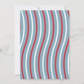 クリスマスホットココアパーティーキャンディーケーン招待状 招待状 (裏面)