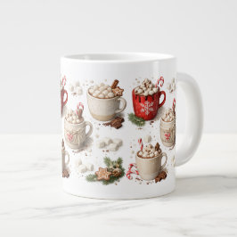 クリスマスホットココアマグ ジャンボコーヒーマグカップ