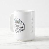 クリスマスホットココア コーヒーマグカップ (正面左)