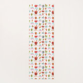 クリスマスホットココア、ジンジャークッキー ヨガマット (裏面)