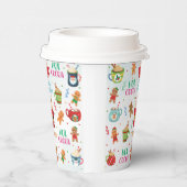 クリスマスホットココア、ジンジャークッキー 紙コップ (右)