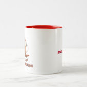 クリスマスホットチョコクールー ツートーンマグカップ (中央)