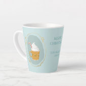 クリスマスホットチョコレートウォーター色 カフェラテマグ (左アングル)