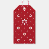 クリスマスホットチョコレートカップ応援ハッピーホリデー ギフトタグ (裏面)