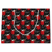 クリスマスホットチョコレートジョイ |休日 ラージペーパーバッグ (正面)