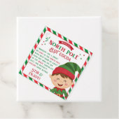 クリスマスホットチョコレート爆弾ギフトラベル 子供へ フェイバータグ (インサイチュ)