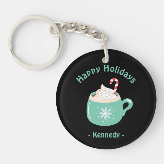 クリスマスホットチョコレート キーホルダー (正面)