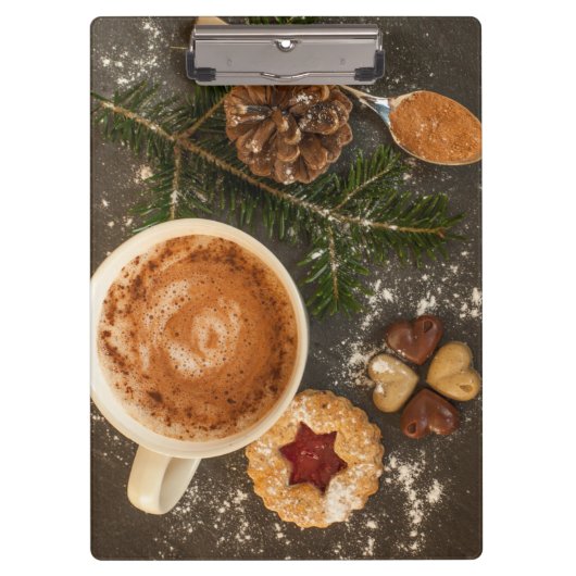クリスマスホットチョコレート クリップボード (正面)