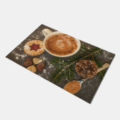クリスマスホットチョコレート ドアマット (アングル)