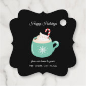 クリスマスホットチョコレート フェイバータグ (裏面)